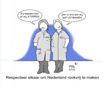 Respecteer elkaar om Nederland rookvrij te maken